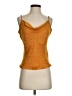 Banana Republic 100% Polyester Gold Tank Top Size S - photo 1