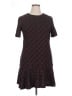 Calvin Klein Chevron-herringbone Brown Black Casual Dress Size XL (estimated) - photo 1