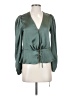 ASTR The Label 100% Polyester Green Long Sleeve Blouse Size XS - photo 1