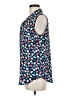 Talbots Outlet Hearts Blue Sleeveless Button-Down Shirt Size M - photo 5