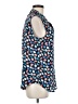 Talbots Outlet Hearts Blue Sleeveless Button-Down Shirt Size M - photo 4