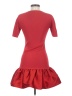 H&M 100% Polyester Red Cocktail Dress Size S - photo 2
