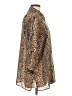 BonWorth Animal Print Brown 3/4 Sleeve Blouse Size L - photo 4