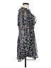 City Studio Paisley Blue Cocktail Dress Size M - photo 4