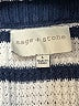 Sage + Stone Stripes Blue Pullover Sweater Size L - photo 7