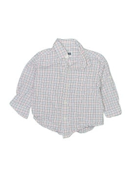 Janie And Jack Long Sleeve Button Down Shirt