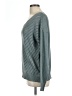 Unbranded 100% Polyester Chevron-herringbone Teal Pullover Sweater Size 10 (estimated) - photo 5