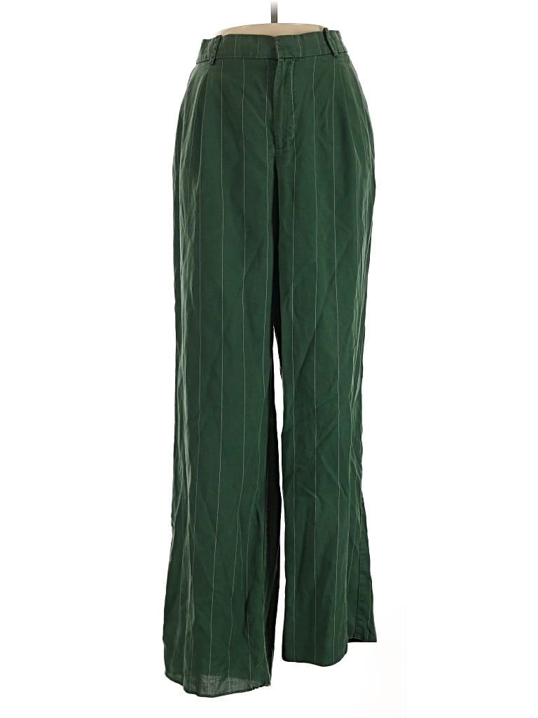 Pre-owned Mng Casual Pants In Green
