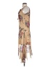 Unbranded Floral Tan Cocktail Dress Size XS (estimated) - photo 5