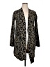 Tickled Teal Animal Print Gray Coat Size XL - photo 1