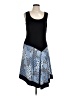 MSK Graphic Blue Cocktail Dress Size L - photo 1