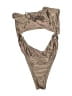 Unbranded Tweed Tan One Piece Swimsuit Size M - photo 2