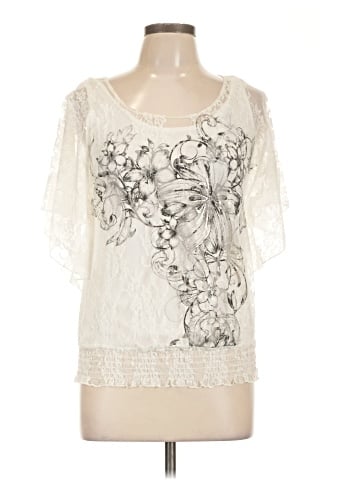 Lavish Short Sleeve Blouse (view 1)