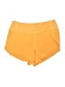 Athleta Solid Yellow Orange Athletic Shorts Size S - photo 1