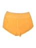 Athleta Solid Yellow Orange Athletic Shorts Size S - photo 2