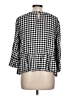 Mud Pie 100% Viscose Checkered-gingham Black Cardigan Size L - photo 2