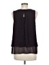 Apt. 9 100% Polyester Purple Black Sleeveless Blouse Size M - photo 2