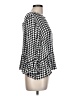 Mud Pie 100% Viscose Checkered-gingham Black Cardigan Size L - photo 4