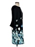 Elle Print Black Casual Dress Size XS - photo 4