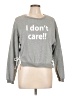 Hype 100% Polyester Gray Long Sleeve Top Size L - photo 1