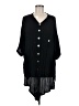 Assorted Brands 100% Rayon Black 3/4 Sleeve Top Size Med - Lg - photo 1