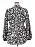 Shein 100% Polyester Black Long Sleeve Blouse Size XL - photo 2