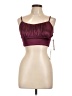 City Studio Burgundy Sleeveless Top Size L - photo 1