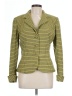 Kay Unger Checkered-gingham Multi Color Yellow Blazer Size 12 - photo 1