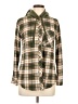 Eden & Olivia Brown Long Sleeve Button-Down Shirt Size M - photo 1