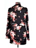 Unbranded Floral Black Blazer Size L (estimated) - photo 2