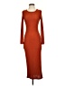Shein Orange Casual Dress Size 4 - photo 1