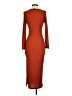 Shein Orange Casual Dress Size 4 - photo 2