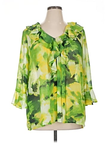 Jones New York Signature 3/4 Sleeve Blouse (view 1)