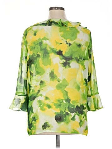 Jones New York Signature 3/4 Sleeve Blouse (view 2)