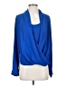 Vince Camuto 100% Polyester Blue Long Sleeve Blouse Size S - photo 1