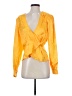 Ronny Kobo Yellow Long Sleeve Blouse Size S - photo 1