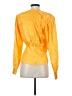 Ronny Kobo Yellow Long Sleeve Blouse Size S - photo 2