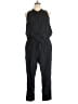 Side Stitch 100% Lyocell Solid Black Jumpsuit Size XL - photo 1
