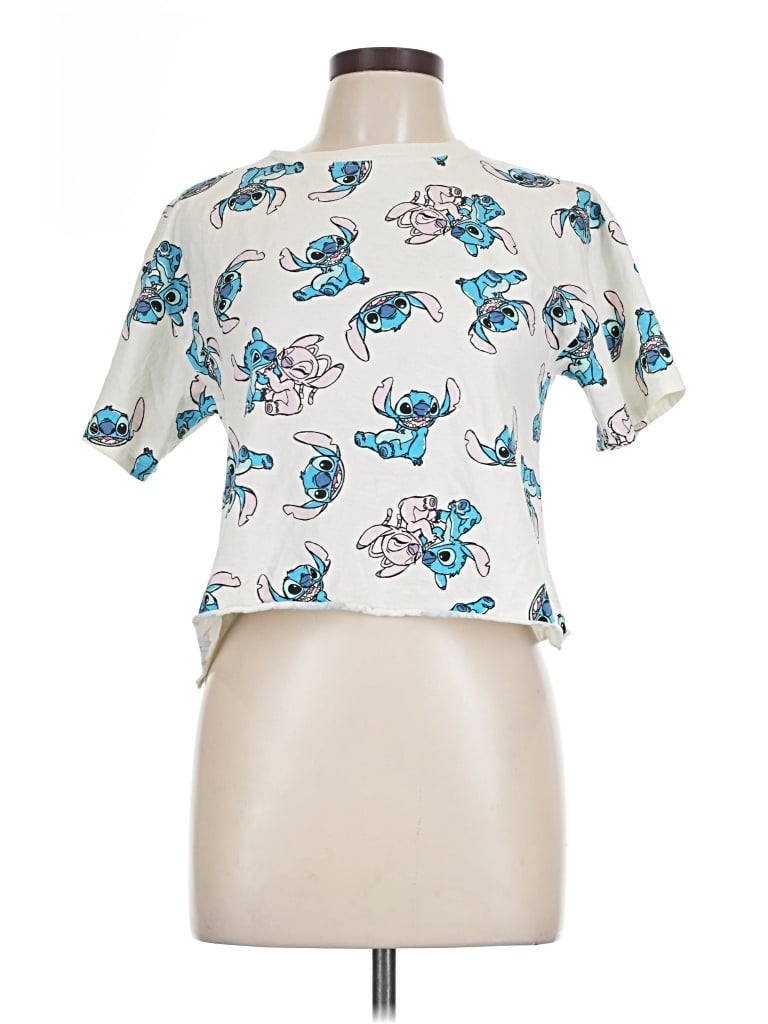Pre-owned Disney Short Sleeve T-shirt In Ivory