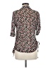 Amang NY Floral Black 3/4 Sleeve Blouse Size M - photo 2