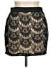 Xhilaration 100% Nylon Graphic Black Formal Skirt Size M - photo 1