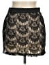Xhilaration 100% Nylon Graphic Black Formal Skirt Size M - photo 2