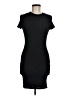 Boohoo Solid Black Casual Dress Size 8 - photo 1
