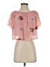 Love J 100% Polyester Pink Short Sleeve Blouse Size S - photo 1