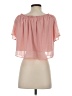 Love J 100% Polyester Pink Short Sleeve Blouse Size S - photo 2