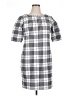 Tacera Plaid Gray Casual Dress Size XL - photo 1
