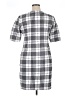 Tacera Plaid Gray Casual Dress Size XL - photo 2