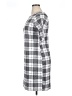 Tacera Plaid Gray Casual Dress Size XL - photo 5