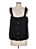 Studio B by BOBEAU Black Sleeveless Blouse Size M - photo 2