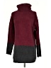 BCBGMAXAZRIA Color Block Burgundy Turtleneck Sweater Size S - photo 1